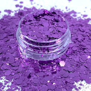 Purple mix glitter, purple, Polyester Glitter, Nail art, Tumblers, Cups, Slime, Deco, Crafts, Resin, purple glitter, violet, confetti