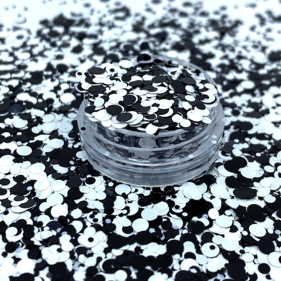 Halloween Dot glitter, Polyester Glitter, Nail art, Tumblers, Cups, Slime, Deco, Crafts, Glitter, Confetti, Halloween dots, spooky dot