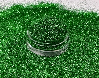 Dark green fine glitter, emerald, Polyester Glitter, Nail art, Tumblers, Slime, Deco, Crafts, Confetti, St. Patrick's day, dark green, green