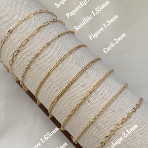 Dunne kettingarmband enkelbanden-14K gold filled paillettenkettingarmband-minimalistische cadeaus voor haar-hypoallergene armband-cadeau voor verjaardag