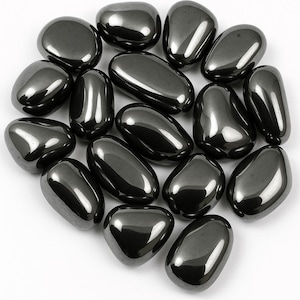 Natural Polished Hematite Stones – AAA Grade | Grounding Crystal | Magnetic Protection | Bulk  Retail