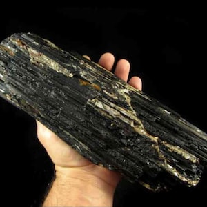 Black tourmaline with gold on sale flecks