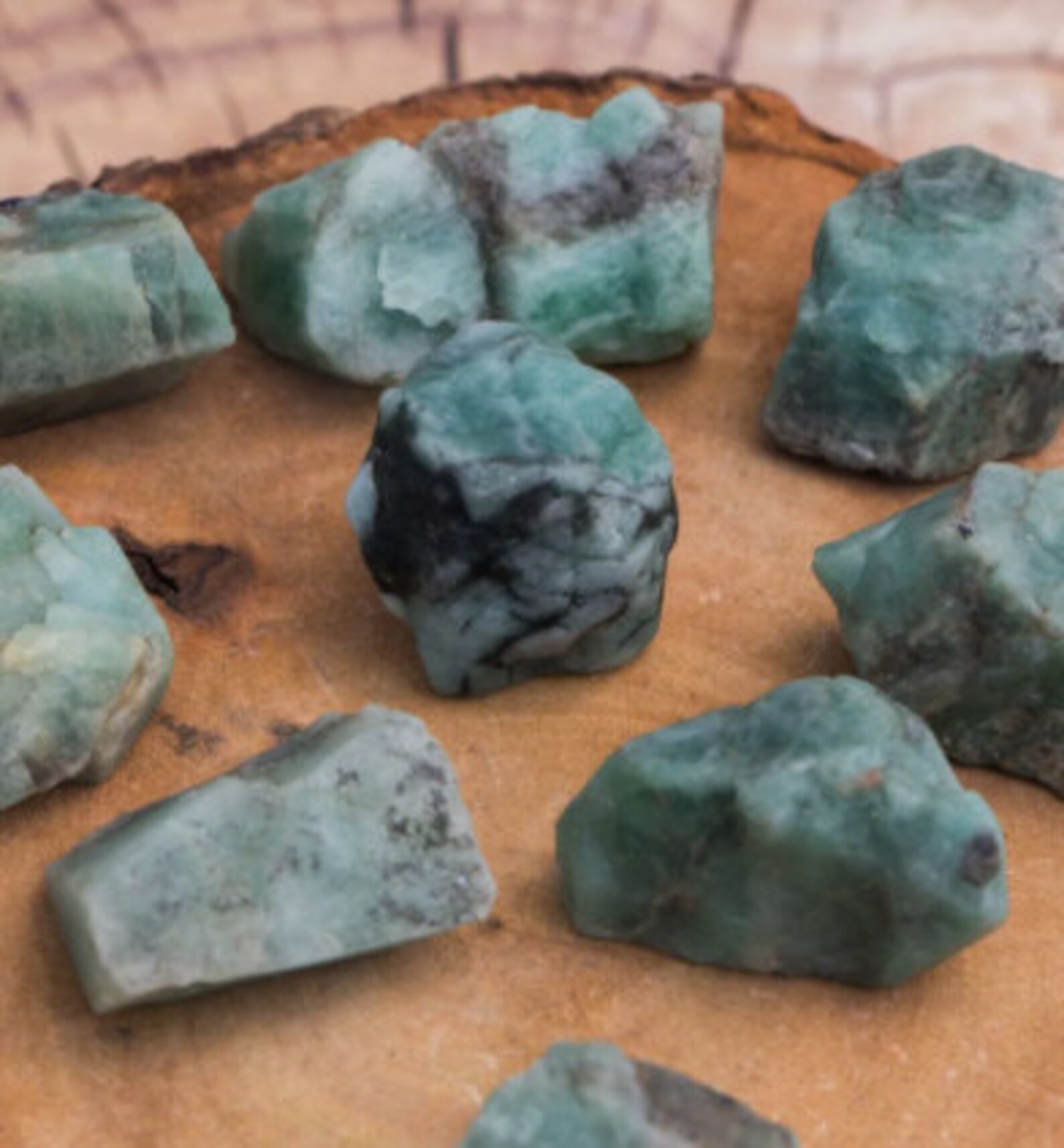 Raw Emerald Crystals Genuine Emerald Specimen Natural | Etsy