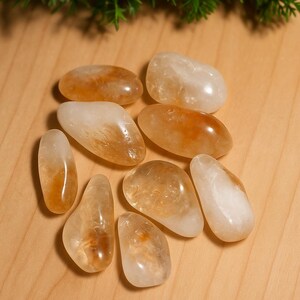 Citrine Crystal Tumbled, Citrine Gemstone, Natural Citrine Rolled, Wholesale, Citrine Crystal Tumbled - Bulk Tumbled Citrine Crystals.