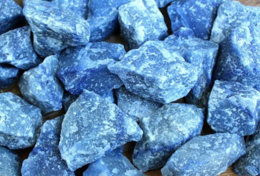 Blue Quartz Rough Natural Stones Choose 1 Lb 2 Lbs 5 Lbs or Etsy