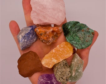 Chakra Crystal Kit: 9-Piece Healing Stone Set