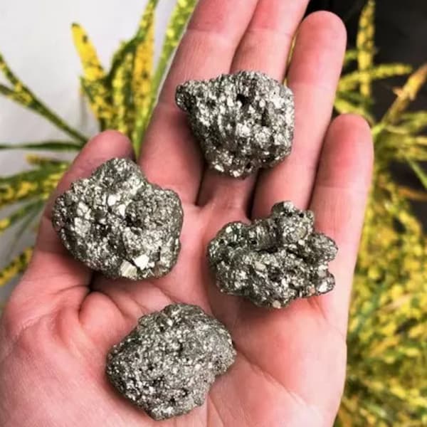 Natural Pyrite Stone - Pyrite Crystal Stone, Pyrite Stone, Pyrite Bulk Lot, Healing Stone, Pyrite Iron  Crystals