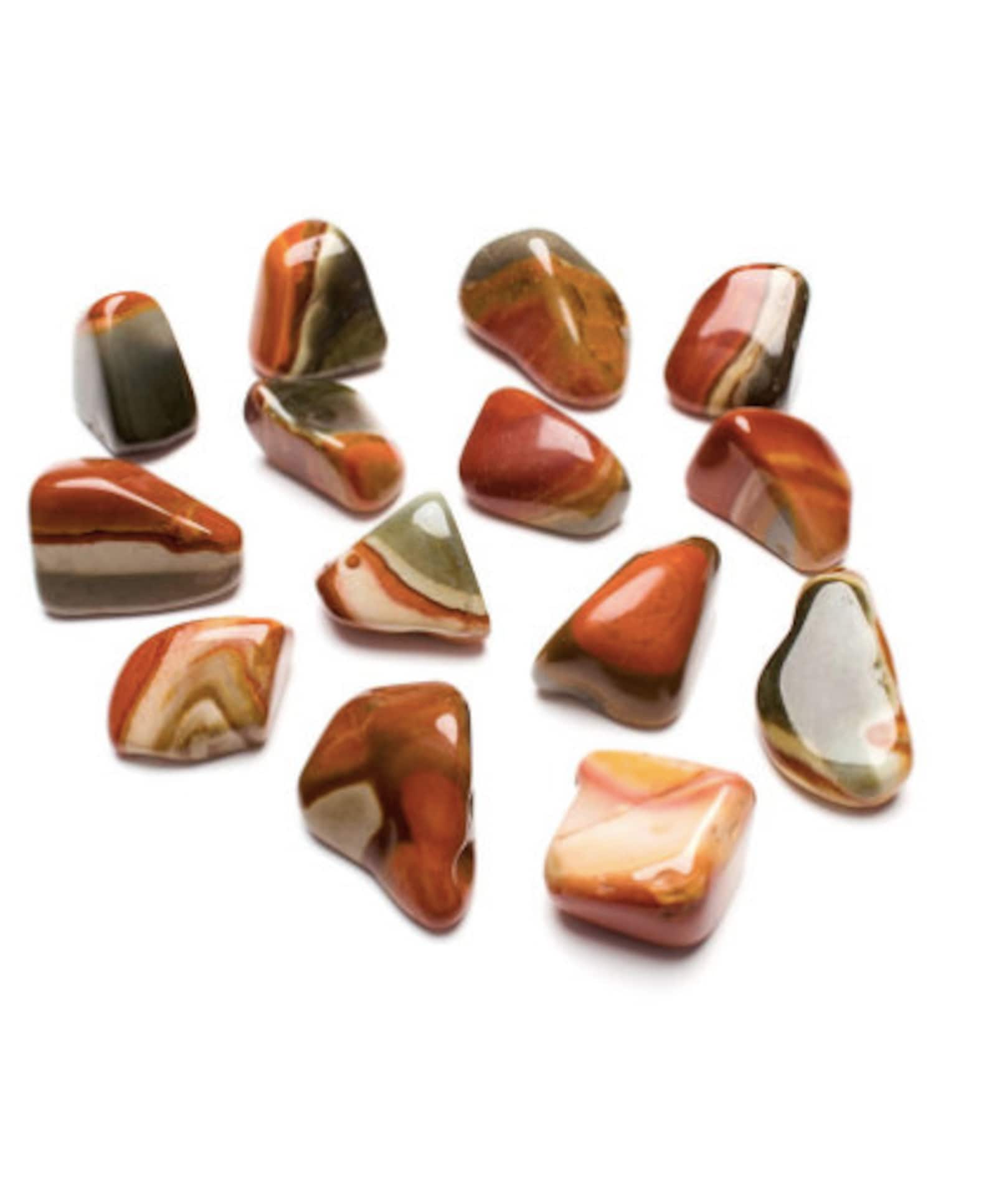 Desert Jasper Tumbled Stones Desert Jasper Polychrome Etsy