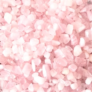 Rose Quartz Tumbled Stones, Love Small Rose Stone, Healing Crystals,  Gemstone Mini Chips  Bulk Lots (Rose Quartz Chips) Wholesale