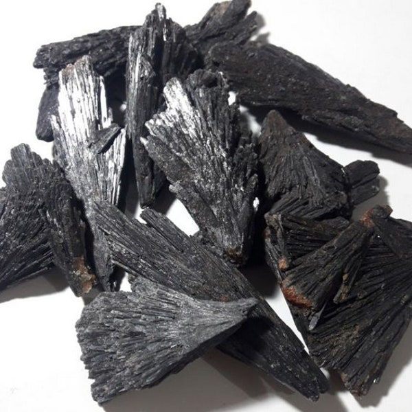 Black Kyanite Blades - Huge  Black Kyanite Fans, Wicca,  Wands - Bulk lot Black Kyanite,  Aligned With All Chakra, Healing Crystals -