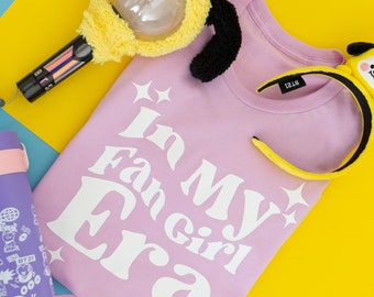 Fan Girl Era, Lilac Tee, Summer Fashion, Eras Outfit, Fan Girl Shirt, Swiftie Gift, Fandom Shirt, Eras Clothing, Summer Time
