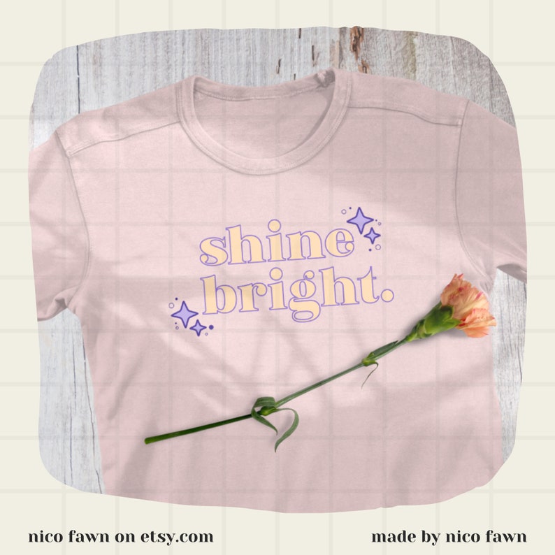 Download Cricut Silhouette Svg Cute Trendy Boho Quote T Shirt Shine Bright Digital Download Clip Art Art Collectibles Keyforrest Lt