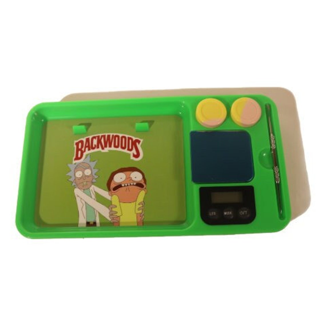 Rolling Tray With Built in Scale Rick and Morty 3 Styles Etsy