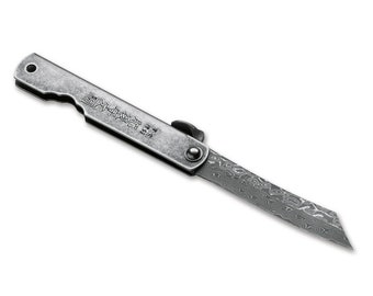 Higonokami Kinzoku Damascus pocket knife, Japan