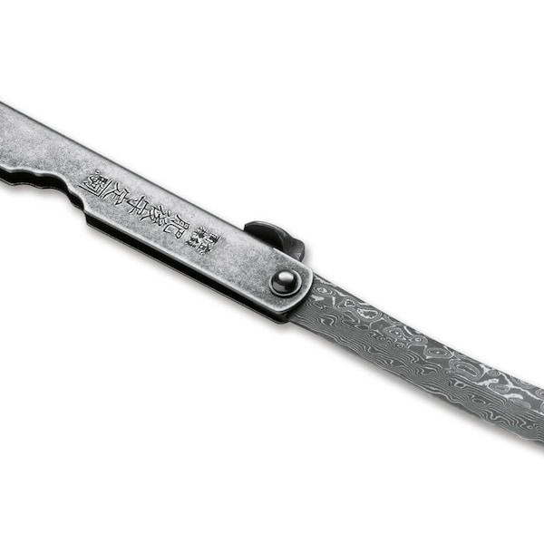 Higonokami Kinzoku Damascus pocket knife, Japan