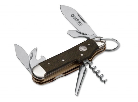 Böker Pocket Knife Sports Knife Bergische Eiche - Etsy Finland