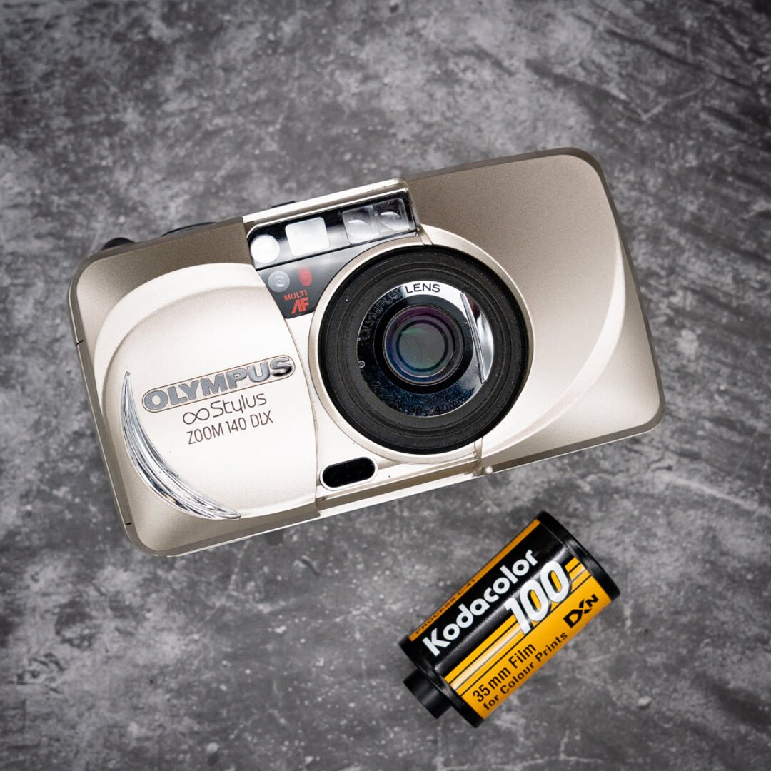35mm Point & Shoot Camera Kit Olympus Infinity Stylus Zoom Etsy