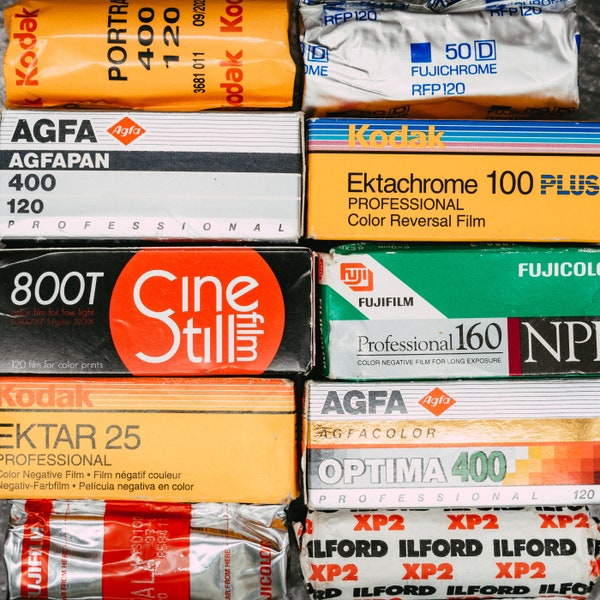 Expired 120 Film | Lucky Dip Box | Random Rolls Of Expired Film!