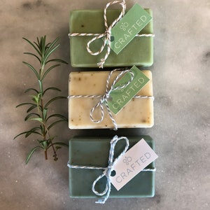 Bar Soap Peppermint Poppy Exfoliating Natural Peppermint