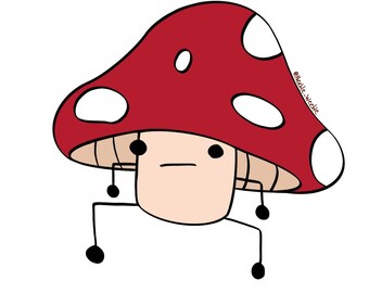 pix Frog Chibi Cute Mushroom Drawing chibi mushroom etsy