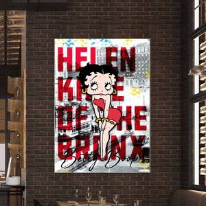Betty Boop Style Vintage Contemporary hd Print - Interior design solutions - arte moderna, American city images