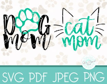 Dog Mom SVG, Cat Mom SVG, Pets SVG, Fur Mom svg, Fur baby svg, Dog Mom Png, Cat Mom Png, Dog Mom Gift, Cat Mom Gift, Pet Cut File,