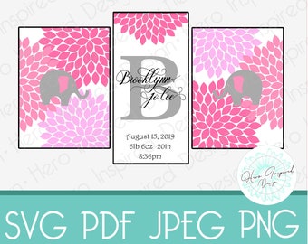 Above Crib Art, You Customize, SVG, Above Crib Art SVG, Nursery svg, Nursery Wall Art, Nursery Decor, Baby Girl, Girl Nursery, Baby Gift