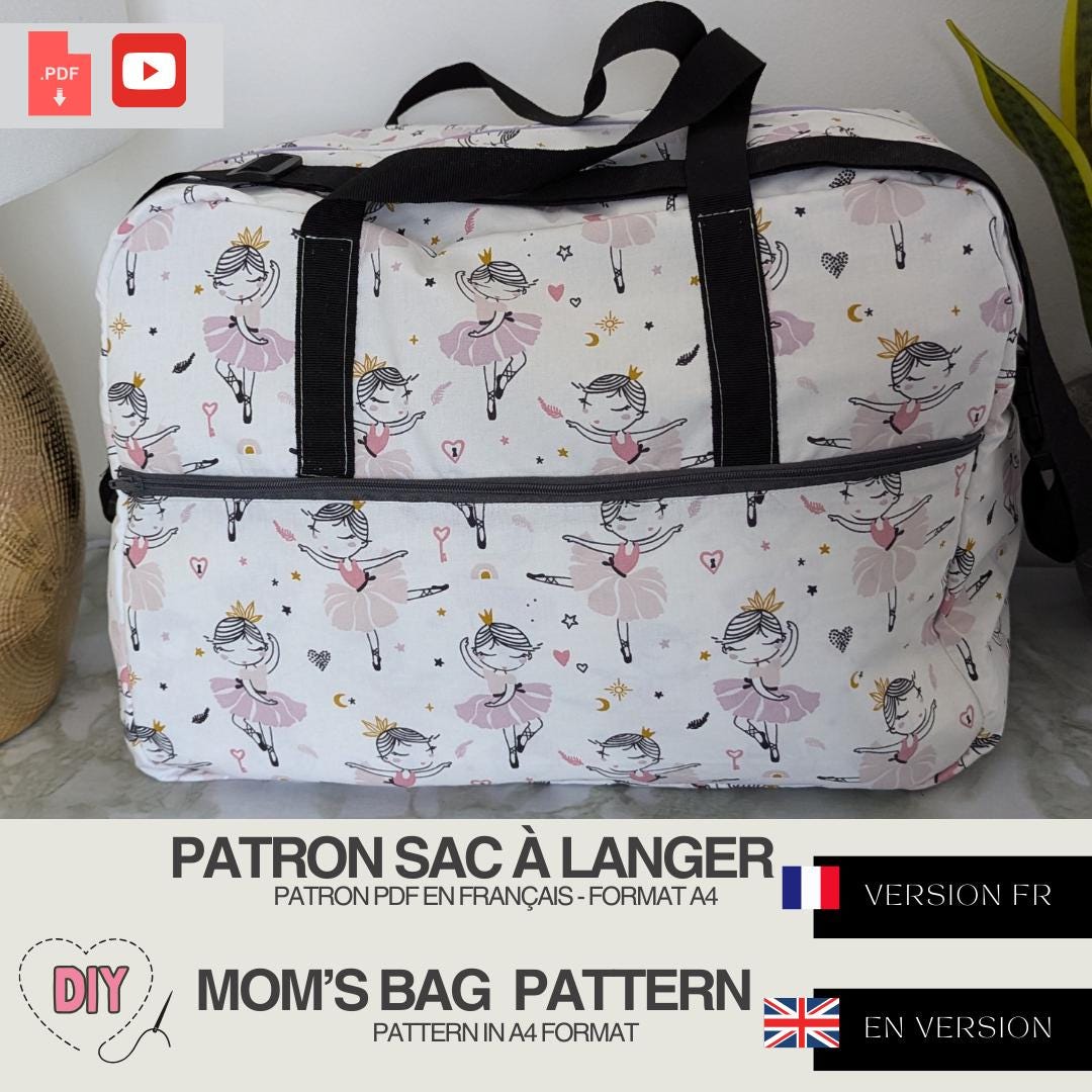 Tutoriel Couture Sac A Langer Avec Tapis Patron Du Kit à Langer