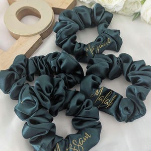 Handgemaakte satijnen scrunchie | Zachte satijnen haarverzorging | Satijnen haarelastiek | Cadeaus voor haar