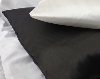 Taie d'oreiller satin soyeux - Satin Pillowcase - Housse d'oreiller pour cheveux et peau - Taille 50x70cm