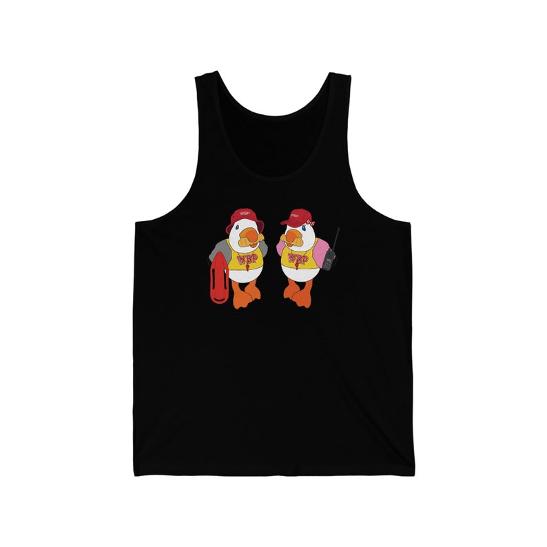 Happy as a Wildwood Beach Patrol Seagull - Sunny and Sandy Lifeguard Duo Tank Top | Seagull shirt | Wildwood shirt | Lifeguard tank top image 3