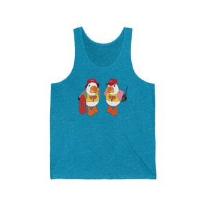 Happy as a Wildwood Beach Patrol Seagull - Sunny and Sandy Lifeguard Duo Tank Top | Seagull shirt | Wildwood shirt | Lifeguard tank top