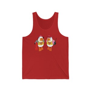 Happy as a Wildwood Beach Patrol Seagull - Sunny and Sandy Lifeguard Duo Tank Top | Seagull shirt | Wildwood shirt | Lifeguard tank top image 5