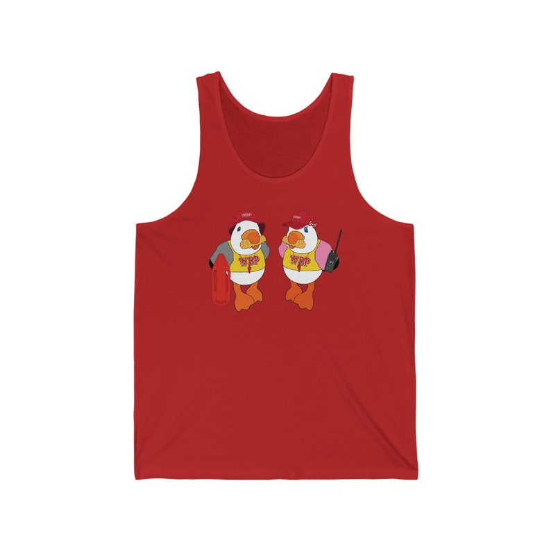 Happy as a Wildwood Beach Patrol Seagull - Sunny and Sandy Lifeguard Duo Tank Top | Seagull shirt | Wildwood shirt | Lifeguard tank top image 5
