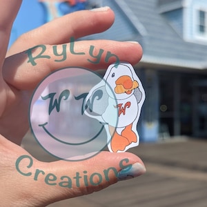 Happy as a Wildwood Seagull - Printed Vinyl Sticker