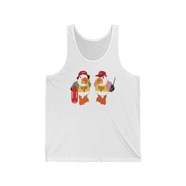Happy as a Wildwood Beach Patrol Seagull - Sunny and Sandy Lifeguard Duo Tank Top | Seagull shirt | Wildwood shirt | Lifeguard tank top image 7