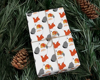 Happy as Sunny the Seagull Gift Wrapping Paper | Wildwood Wrapping Paper | Wildwood Crest Wrapping Paper | Jersey Shore Wrapping Paper
