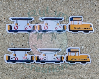 Wildwood Tram Car | Waterproof Vinyl Sticker