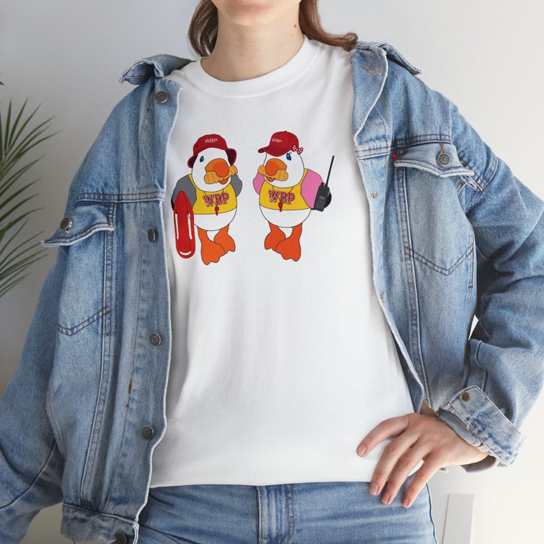 Happy as a Wildwood Beach Patrol Seagull - Sunny and Sandy Lifeguard Duo t-shirt | Seagull t-shirt | Wildwood t-shirt | Lifeguard t-shirt image 1
