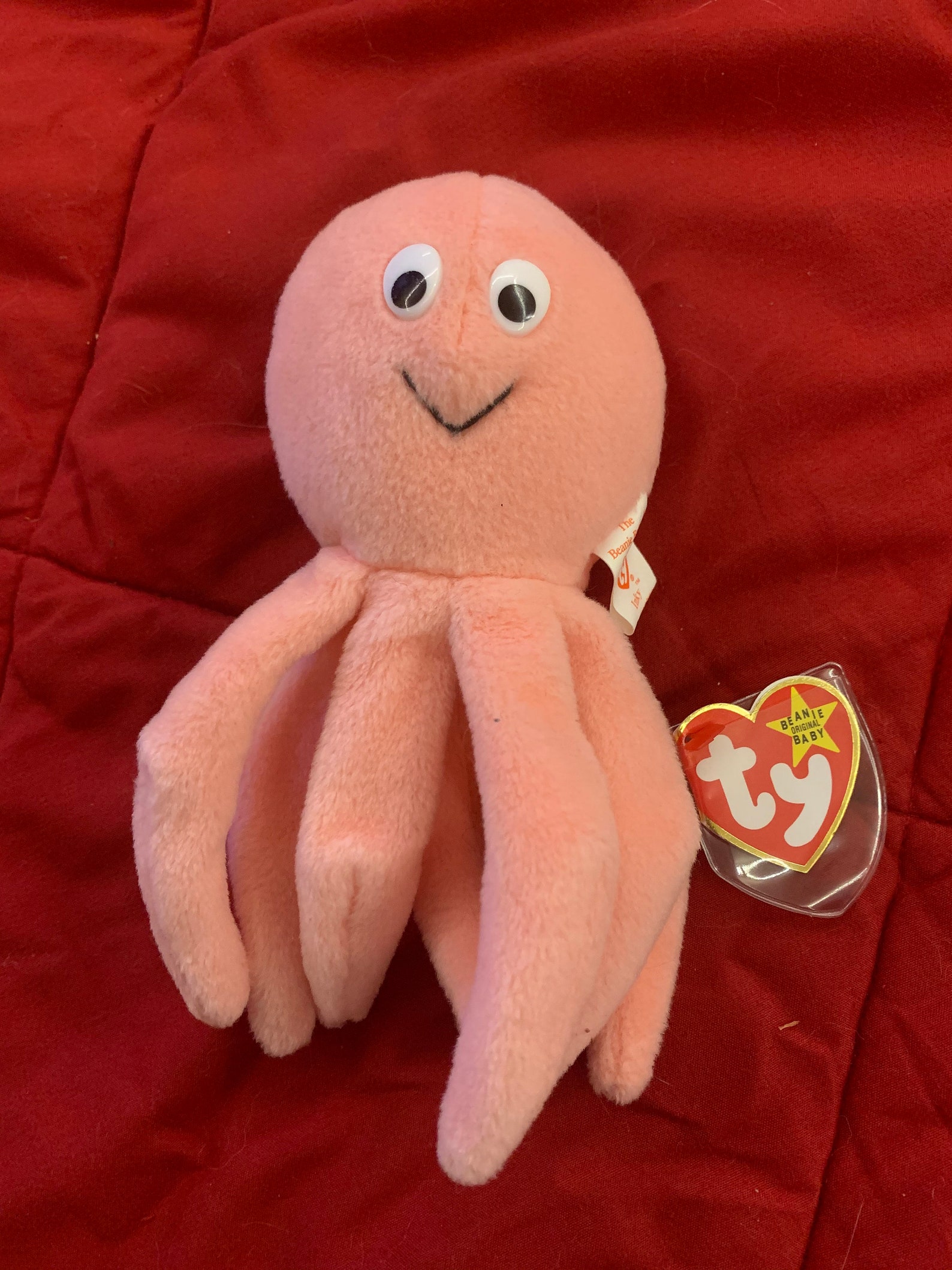 Ty Inky Beanie Baby Octopus RARE Vintage Etsy
