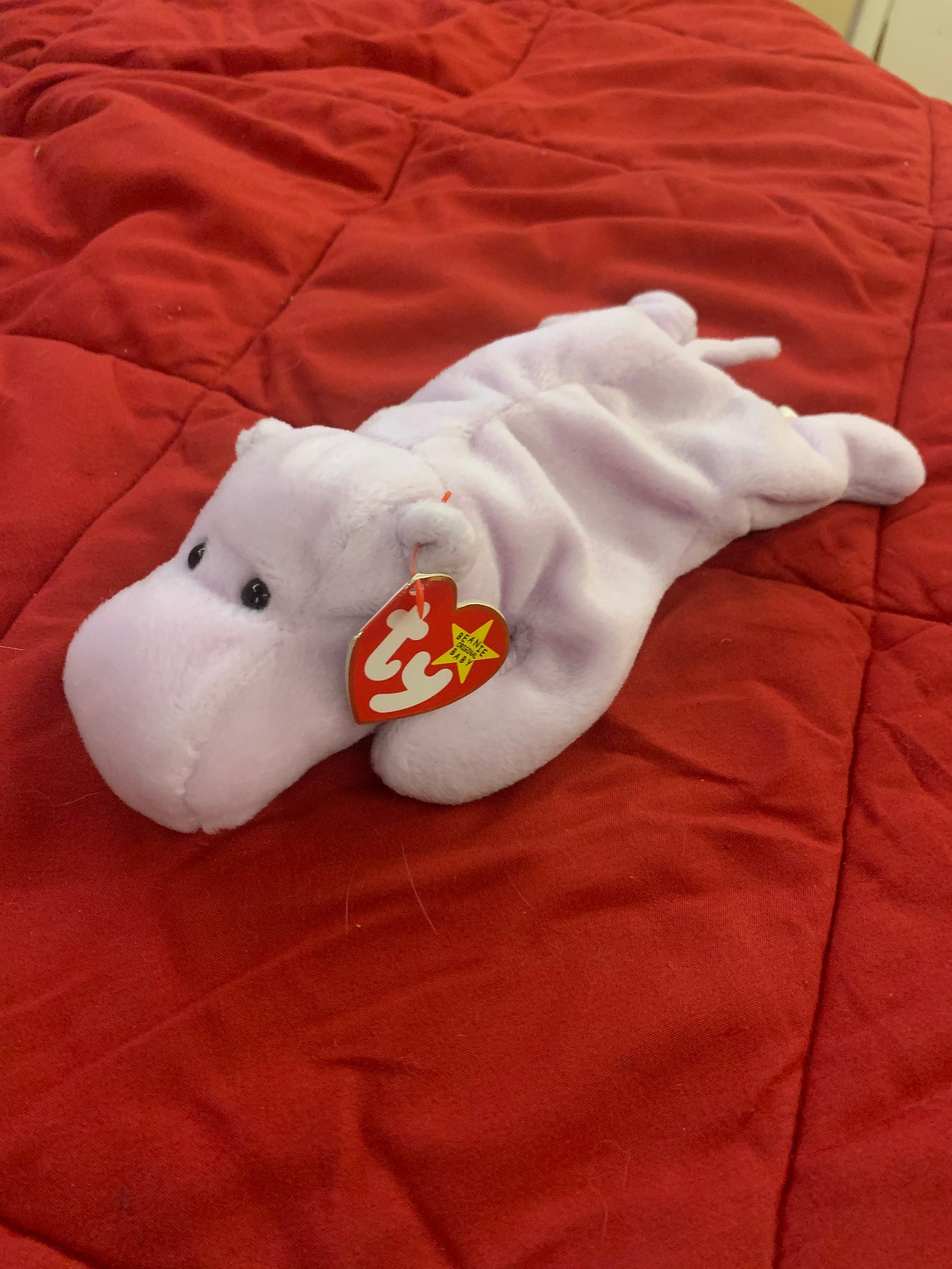 Ty Happy Beanie Baby Hippo Vintage | Etsy