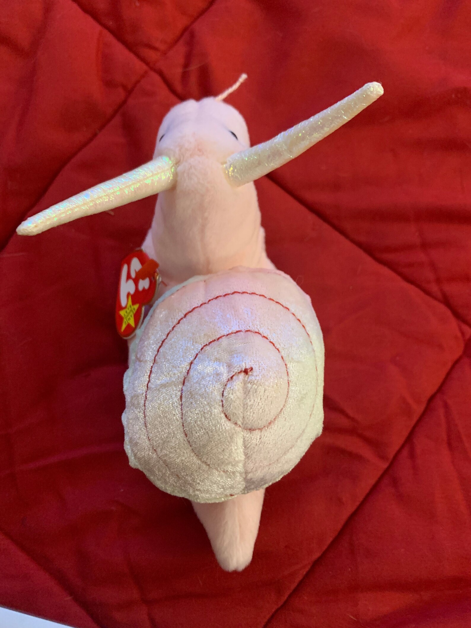 Ty Swirly Beanie Baby Snail RARE Etsy