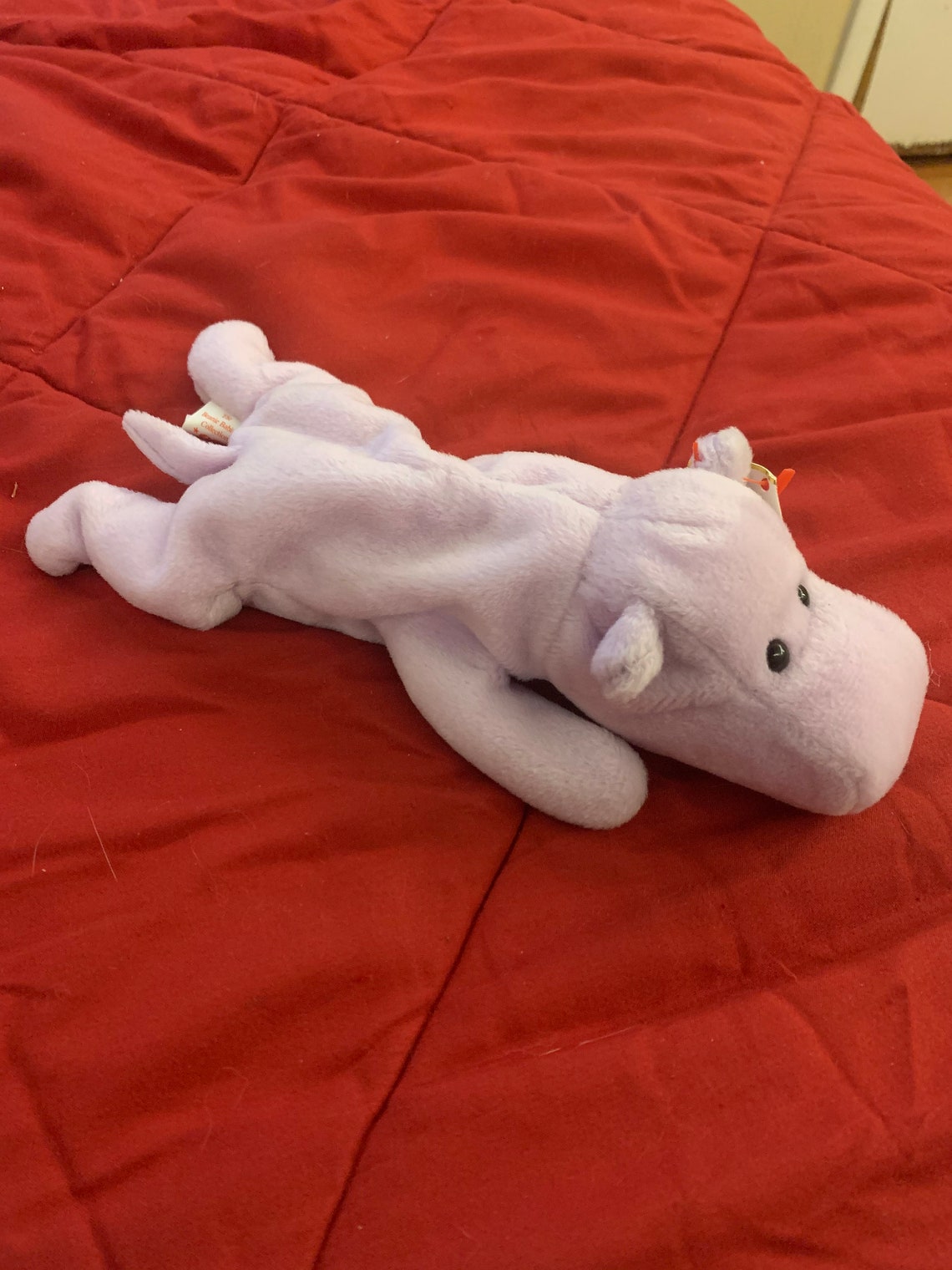 Ty Happy Beanie Baby Hippo Vintage | Etsy