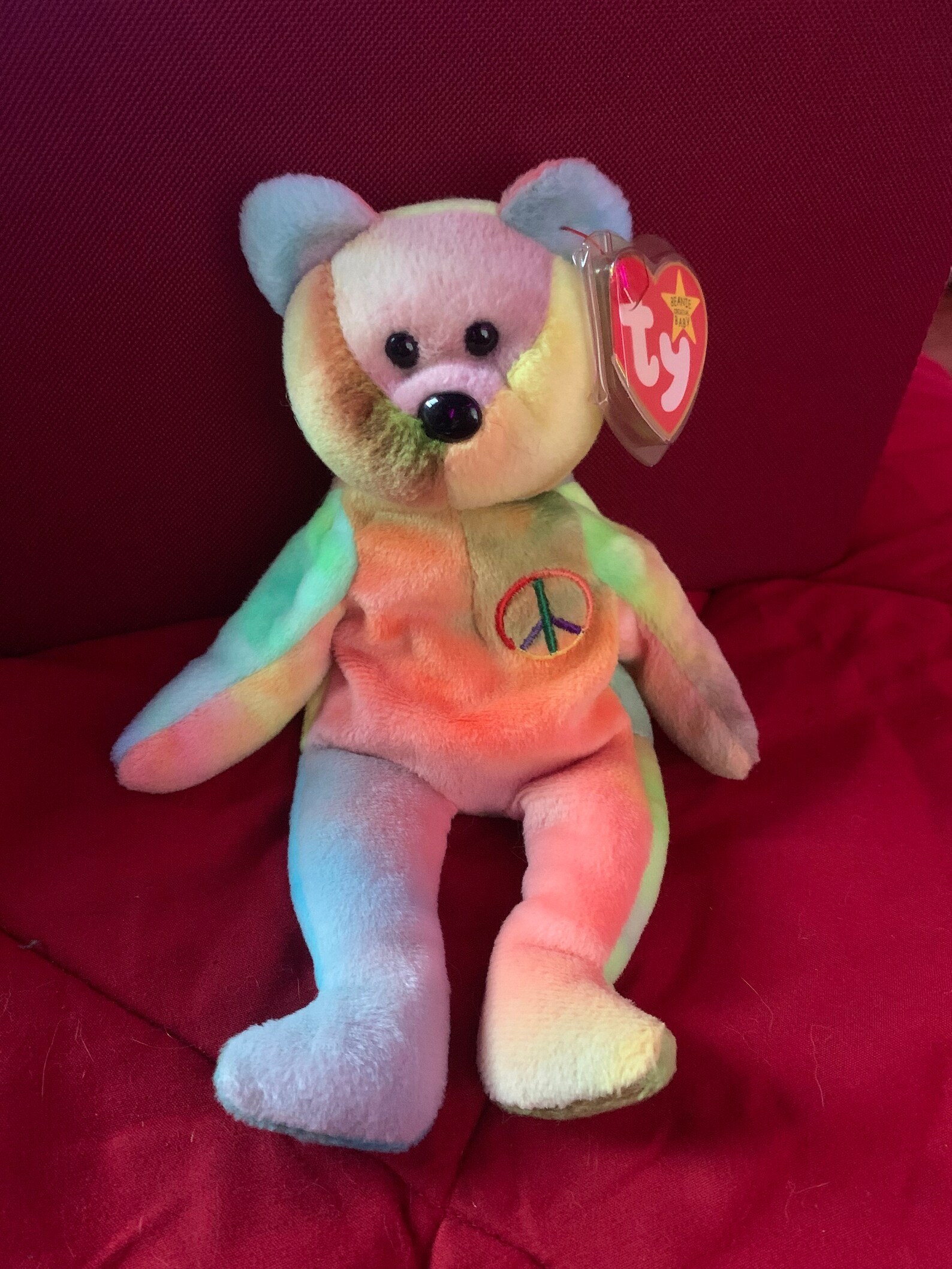 Ty Peace Beanie Baby EXTRA RARE Plushie Etsy
