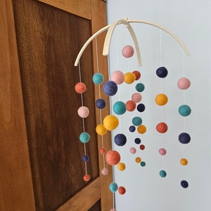 Mobile baby, Mobile aus Filzkugeln, Filzmobile, Mobile 57132426