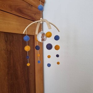 Suncatcher, light catcher, mobile, sun catcher, felt mobile image 8