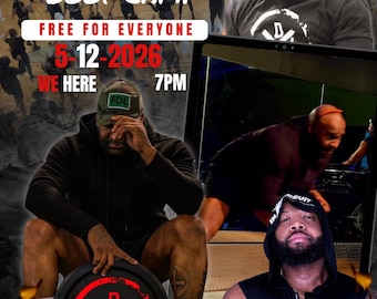 HIIT Boot Camp Flyer Template, Fitness Event Promo (Digital Download)