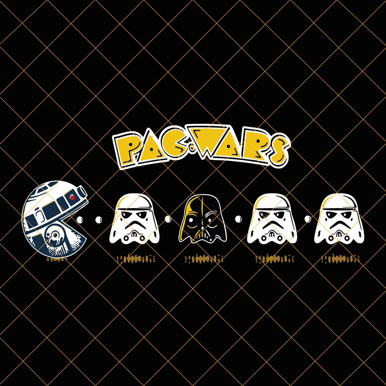 Download Star Wars Svg Star Wars Fan Svg Star Wars Darth Svg Pac Man Svg Darth Vader Svg Pacman Logo Svg Pac Wars Svg Fathers Day Svg Drawing Illustration Art Collectibles