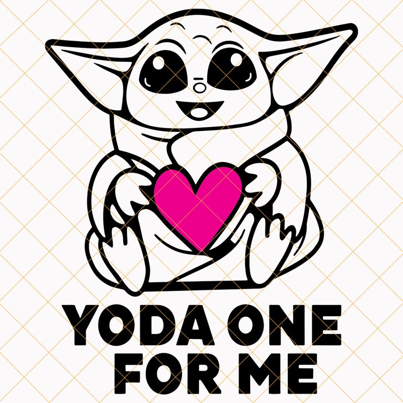 Free Free 117 Baby Yoda Svg Valentine SVG PNG EPS DXF File