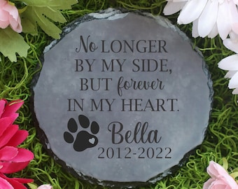 Dog Memorial Stone Grave Marker Pet Memorial Gift 6-7 Riverstone With Dog Bone Dog Memorial Stone Grave Marker Pet Memorial Gift 6-7 Riverstone With Dog Bone